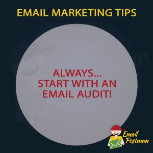 Always start with an email audit!